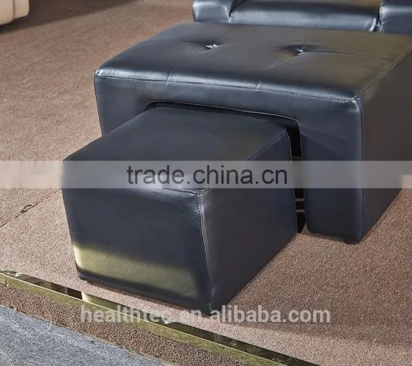 Natuzzi Black Electric Recliner Sofa Bed With Coffee Table Parts photo-6