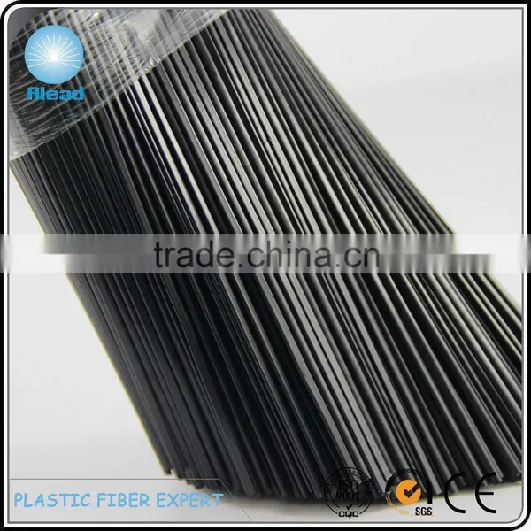 Shiny Black Color Flame-retardant PP Filament Yarn for Elevator /escalator Strip Brush photo-3