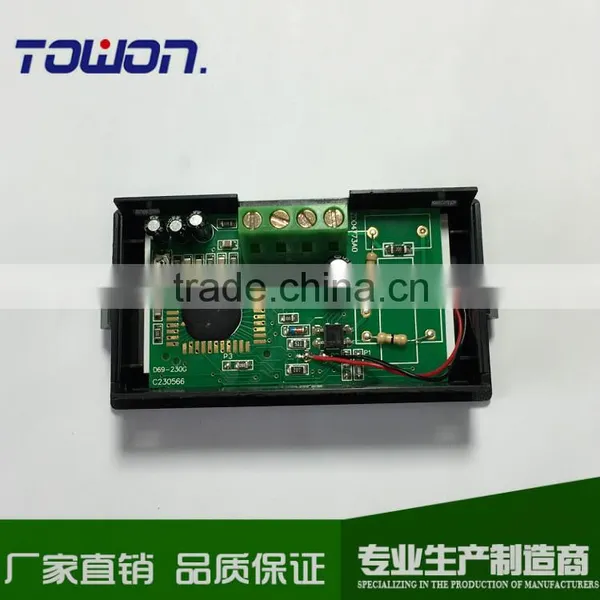 LCD Digital Panel Voltmeter DC 0-19.99V Blue Backlingt DC Monitor Voltage Meter photo-2