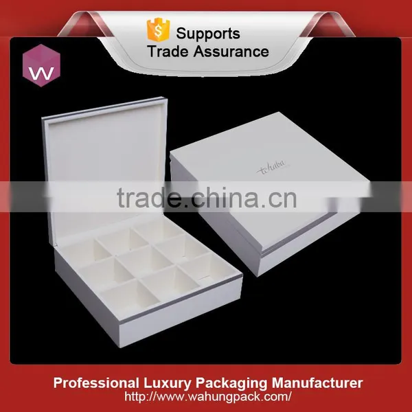 Wooden Box for Tea Packaging ,wood Tea Box Lacquer White photo-2