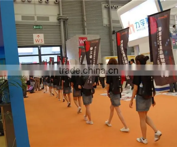 Fashion Shape Fiber Backpack Flag Banner Stand photo-5