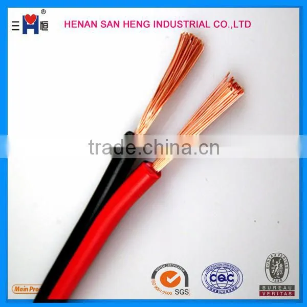 Flexible Paralleled Red Black Pvc Copper Cca Speaker Cable Wire photo-3