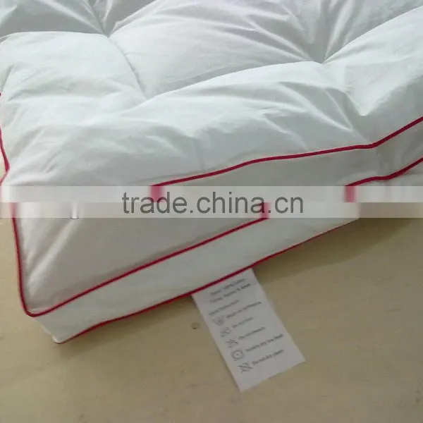 Polyester & Duck Feather Two Layers Mattress Topper photo-3