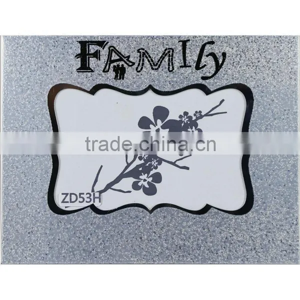 Silver Aluminum Photo Frame for Family ZD53H