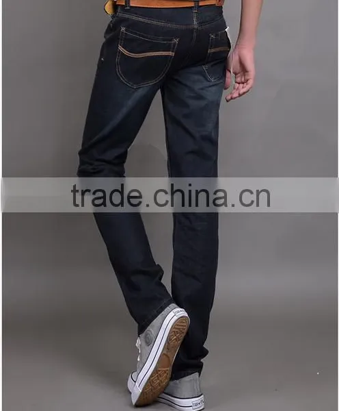 Blue Color Men's Fashion Jeans Famous Brand Jeans Men Pencil Denim Trousers Quality Choice photo-4