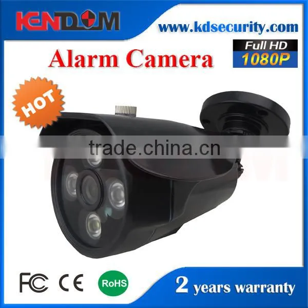 Kendom High Quality Alarm Bullet With Siren Optional 2MP Infrared Full HD 1080P Waterproof IP67 AHD CCTV Camera photo-2