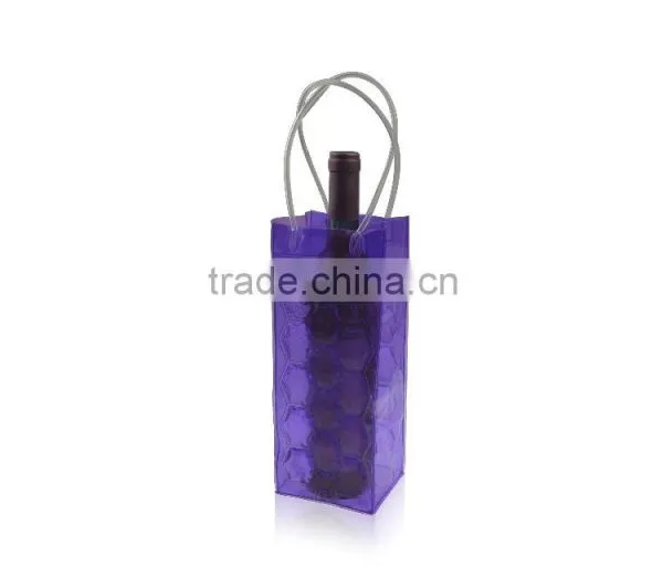 Customized Branding Plastic Wine Bottle Tote Bag photo-2
