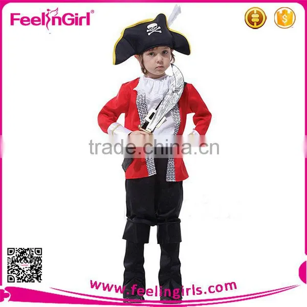2015 Wholesale Boys Pirate Party Costume