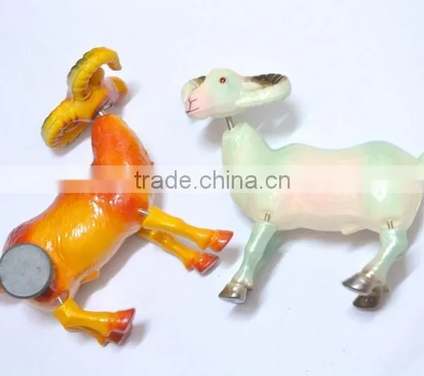 4 Inch New Design Goat Magnets for Fridge, Plastic Fridge Magnets for Tourism photo-6