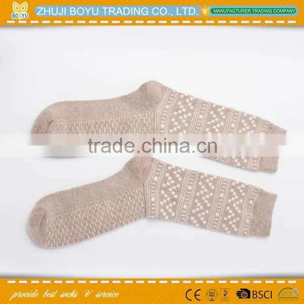 BY-161202 OEM Custom Wholesale Women's Socks Angora Wool Socks,Good Quality photo-2