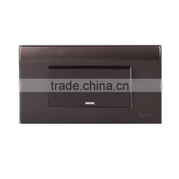 Icombo PA1716 1Gang 4Way Electric Wall Plates 3 Light Switch Covers Dark Gray photo-3