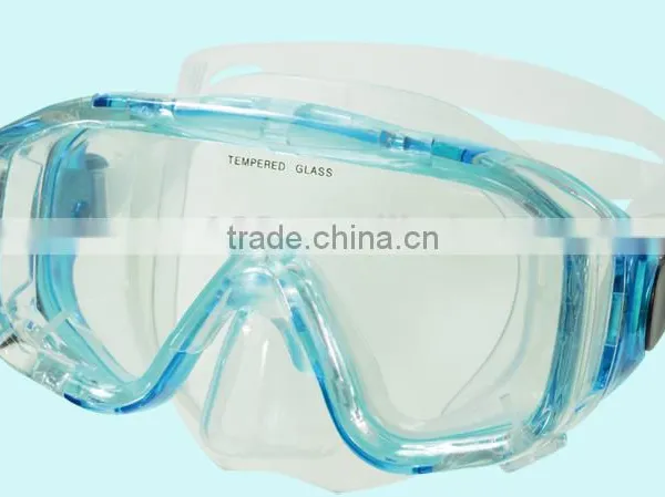China Silicone Tempered Glass Full Face Diving Mask For Sale photo-4