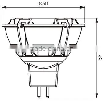 LG LED-Lamp MR16 8W/840/430lm/GU5,3/35.000h Dimmable M0840U35T5A photo-2