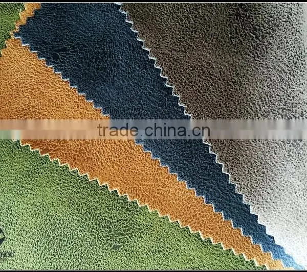 Leather Feeling Printed Suede for Sofas photo-2