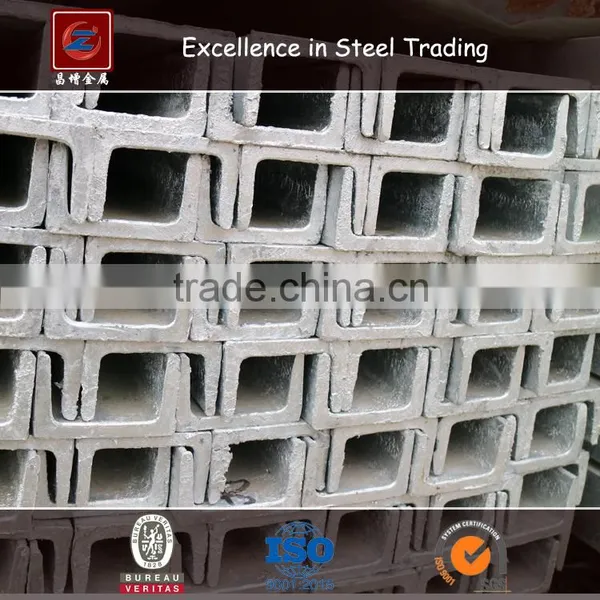 Size 140*60*8*9.5 Galvanized Channel Steel With Good Quality photo-2