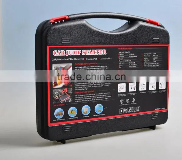 10000mAH-12000mAH Multi-function Car Jump Starter With LED Display (SPB5027) photo-5
