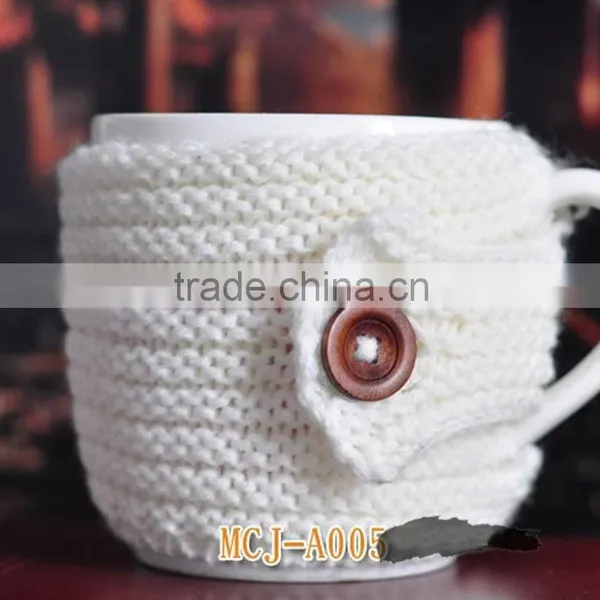 Knitted Coffee Cup Sleeves,knitted Bottle Sleeve,hot Cup Sleeve photo-6