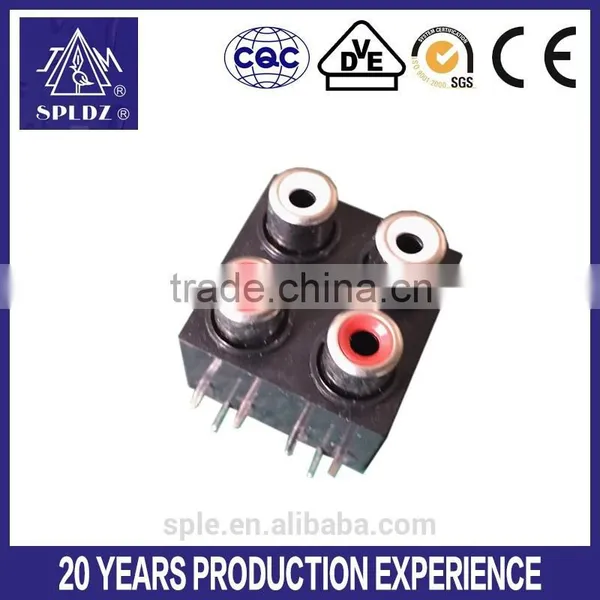 4pin AV Pin Jack Board Used for TV/DCD/STB/VCD photo-2
