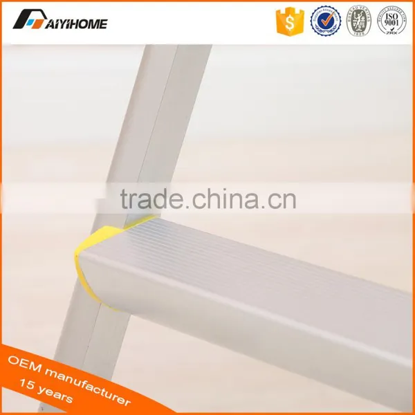 3-Foot Double Sided Foldable Portable Aluminum Step Ladder, Folding Aluminium Household Ladder Stairs photo-5