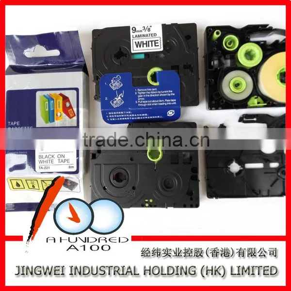 12mm TZe Label Tape Cartridge for Compatible Brother P-touch Label Printer Black on Yellow TZe-631 photo-2
