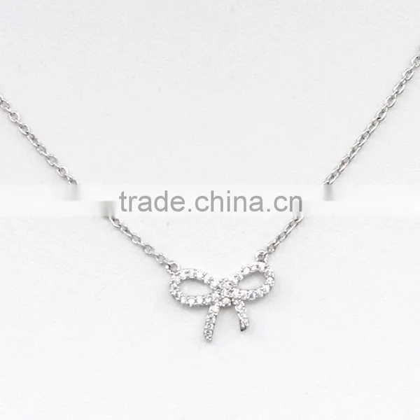 2016 Fashion Butterfly Design Crystal Necklace photo-2