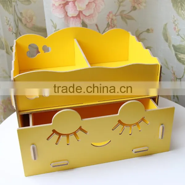Vintage Wood Storage Boxes for Makeup photo-4