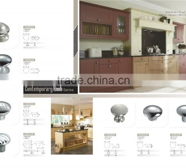 Contemporary Chrome Zinc Alloy Furniture Hardware Knobs KH0044K photo-5