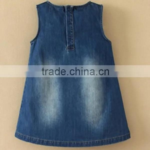 2015 LATEST DESIGN School Girl Cotton Jeans Skirt photo-2