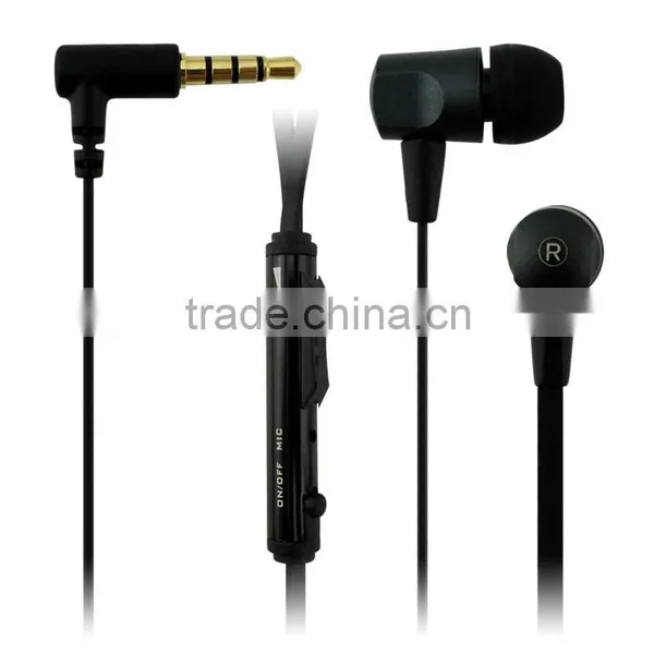 New Design Metallic /earphone Earbud With Mic & Volume Control at Facotry Price