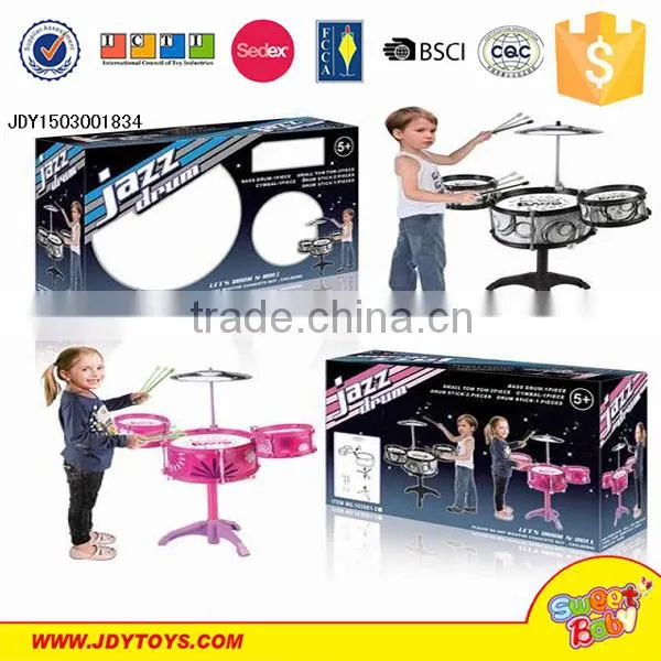 Hot Creative Mini Electric Jazz Finger Touch Drum Set Toy With Music photo-5