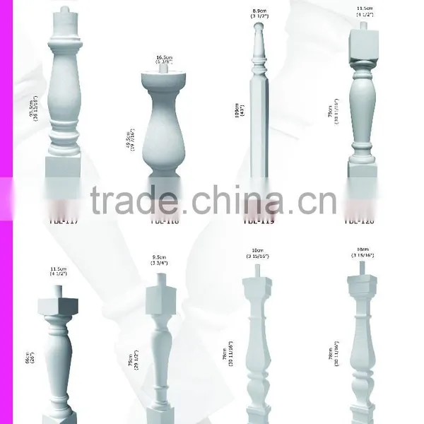 2015 High Quality Good Price Beautiful New Modern Luxury pu Decorative Pillar Moulding photo-4