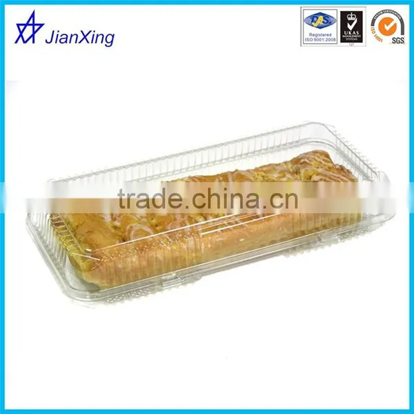 Disposable Plastic Clamshell Hot Dog Food Container Packaging photo-4