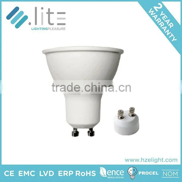 Hangzhou Factory GU10 Led Bulb Light Spotlight Spot Light 5W 350lm 100 Degree CE RoHS Approval Plastic Coated Aluminium photo-6