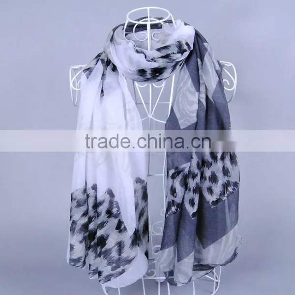 Women Fashion Pattern Scarf Voile Scarves 180*90 Pashmina photo-2