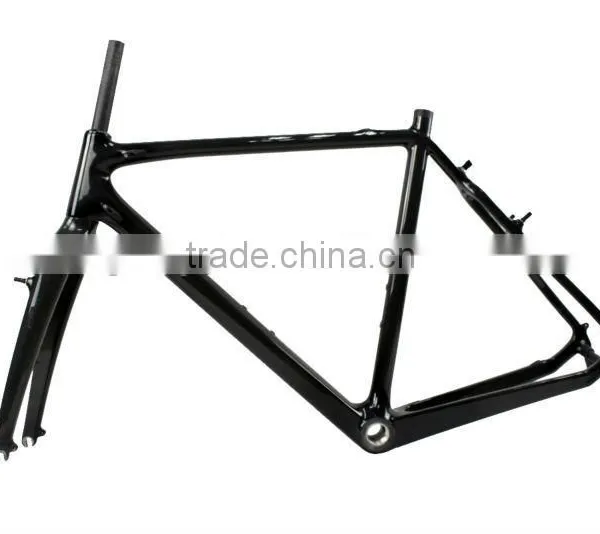 Carbon Cyclocross Bike Frame, T700 Carbon Fiber Frame, Chinese cx Frame V Brake , Cyclocross Bike ISP Frame photo-3