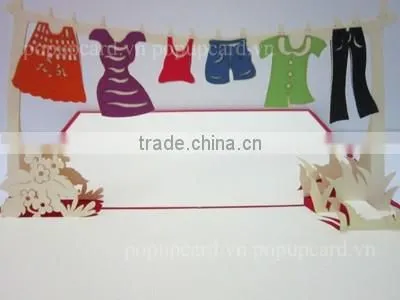 Clothers Pop up Greeting Card photo-2