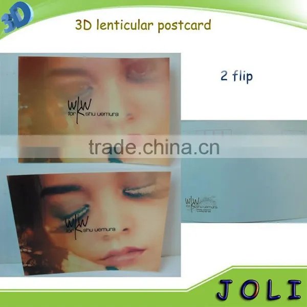 Custom Design Flip 3D Lenticular Postcard photo-2