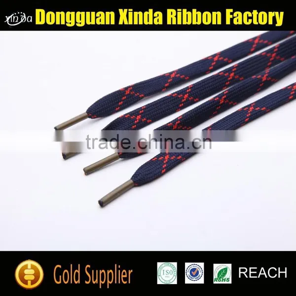 Custom Logo Shoelace With Metal Tips