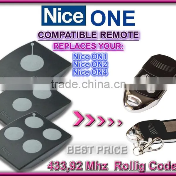 For Nice ON1,ON2,ON4 433,92MHZ Rolling Code,Nice Transmitter photo-2