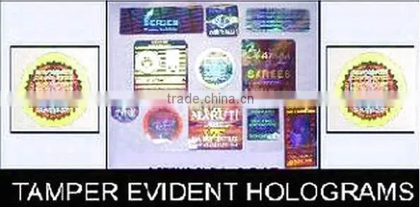 Tamper Evident Holograms