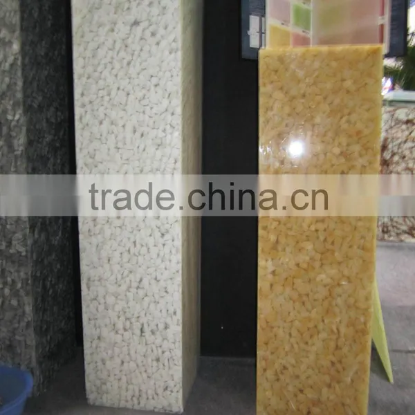 Eco Resin Faux Cobble Stone Wall Panel Imitation Tile photo-3