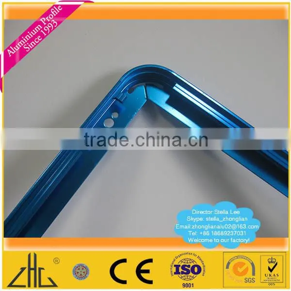 Wow!! Aluminium Cnc Extrusion Profile Manufacturer/aluminium Profile Cnc Factory/color Anodized Aluminium Door Frame With Holes photo-5
