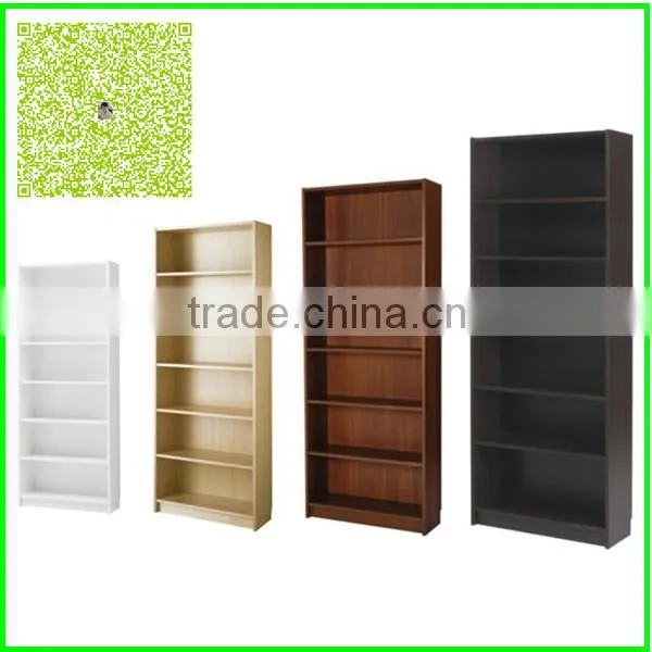 Laminate Adjustable Wooden Bookcase Office Cabinet