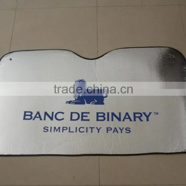 Car Sunshade/customized Printing Logo on Car Front PE Bubble Sunshade photo-3