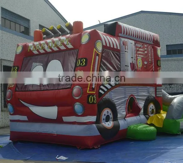Hot Selling Popular and Cutely Car Combo Inflatable Slide Combo for Kids photo-6