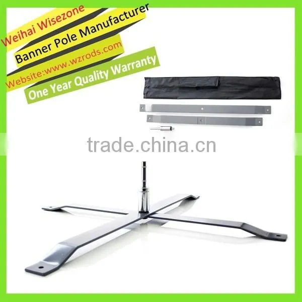 Hot Sale Cheap Fixed Cross Bses/Flag Pole Base/Banner Pole Base photo-2