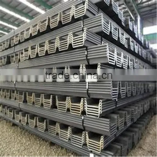 Size 400mm*100mm*10.5mm of High Quality Cold Bend U Type Steel Sheet Piles photo-6
