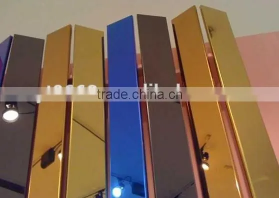 Black Gold Silver Colorful Mirror ACP Sheet Best Building Material Cheap Price photo-2