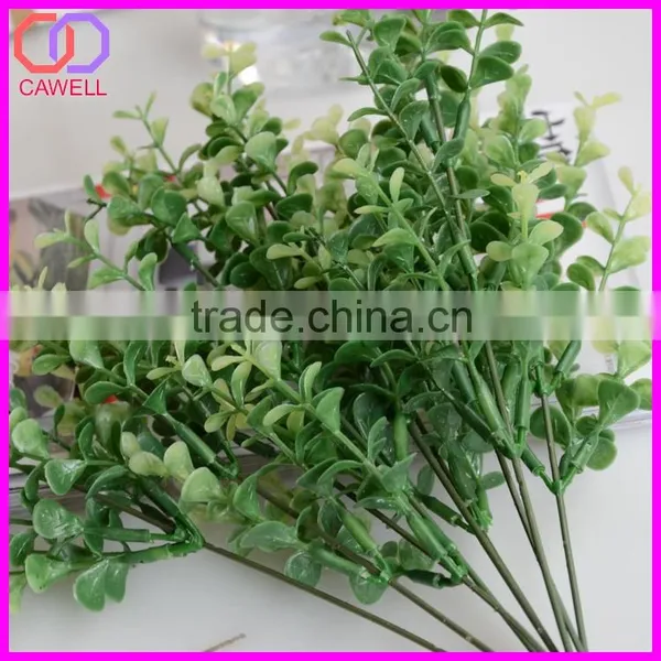 Wholesale Ornamental Green Eucalyptus Plastic Artificial Foliage for Flower Arrangements photo-4