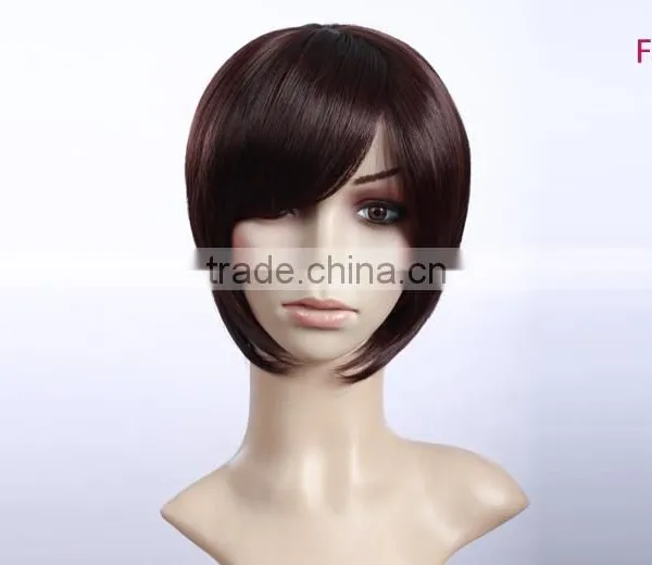 Wet and Wavy Cheap Lace Front Wig Short Wig Synthetic Bang Wholesale European Kosher Wig Distributor photo-2